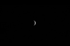 Venus approaching inferior conjunction