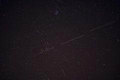 Starlink satellites and the Pleiades