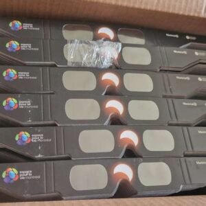 A box of Eclipse Glasses